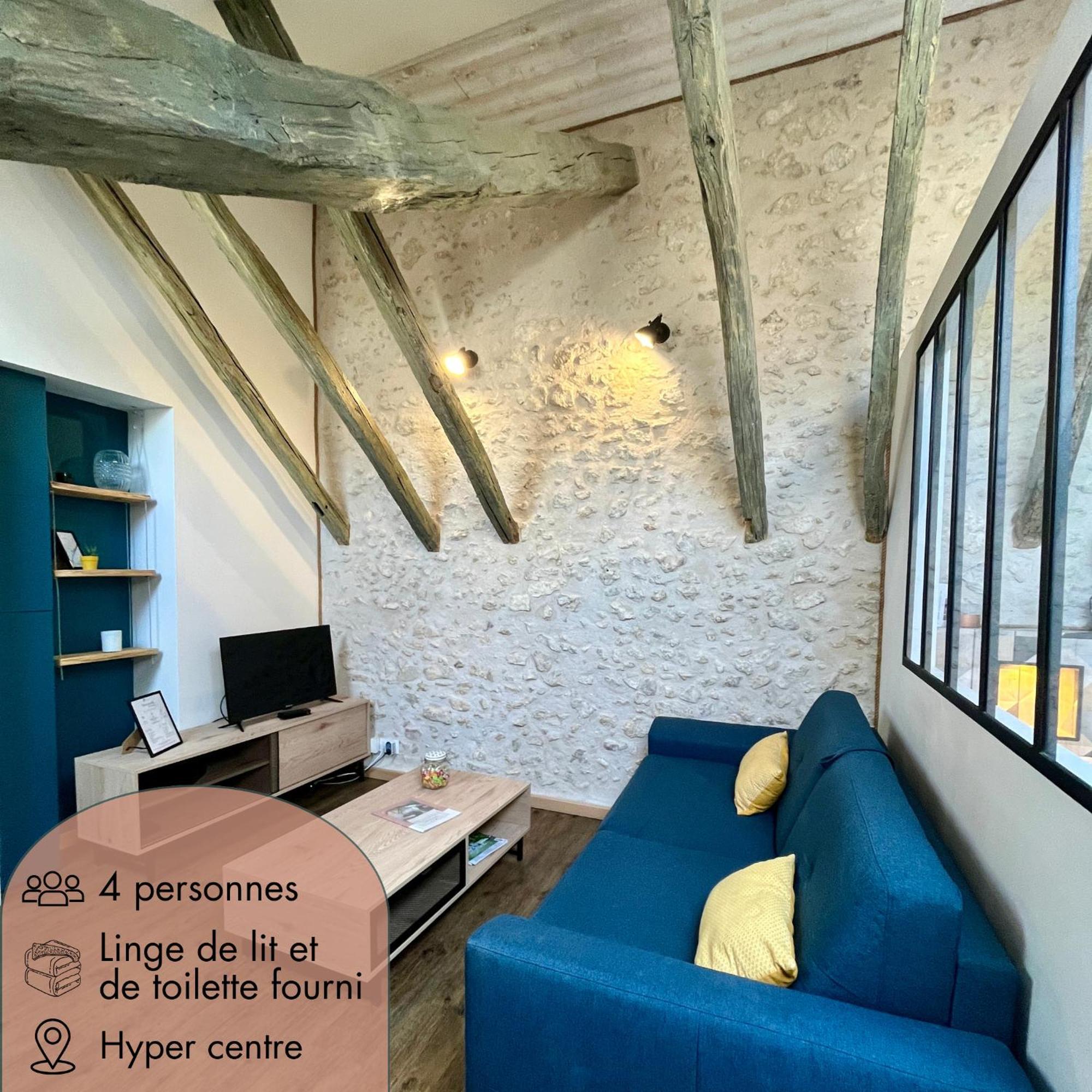 Ferienwohnung Entre Charme & Authenticite En Hypercentre De Blois Exterior foto